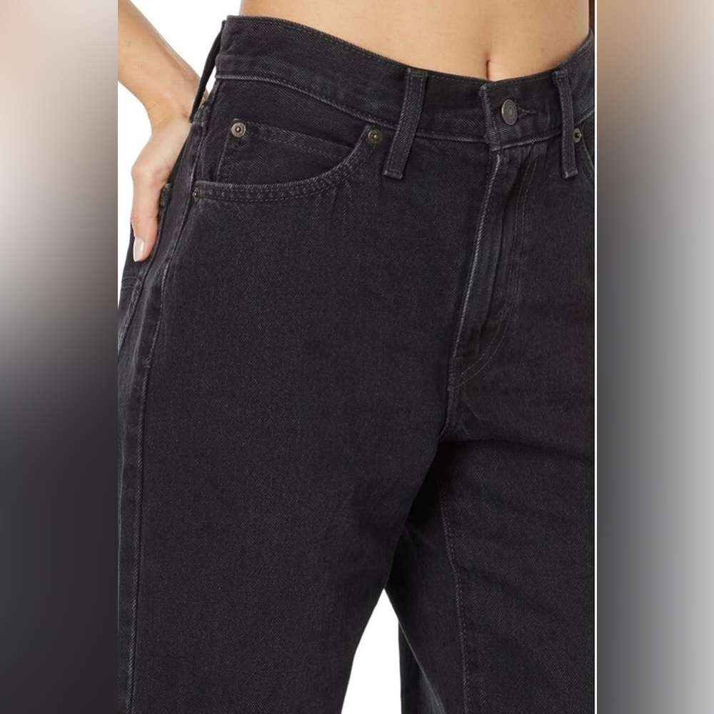 Levi's Women's 94 Baggy Jeans Black Size 27 x 31 - Picture 3 of 11